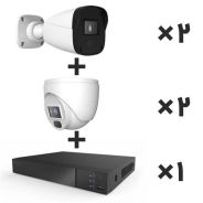 پک فروش ویژه 4 عدد دوربین IP و 1 عدد NVR سیماران