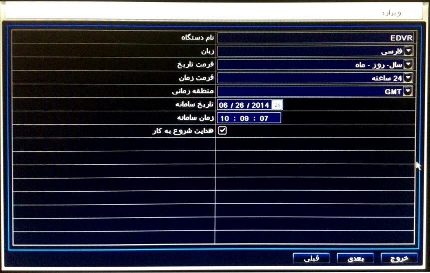 دفترچه راهنمای دستگاه های DVR