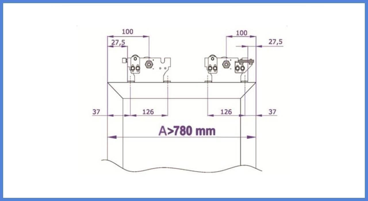 SLIDING SGD80 کیت درب‌های شیشه‌ای