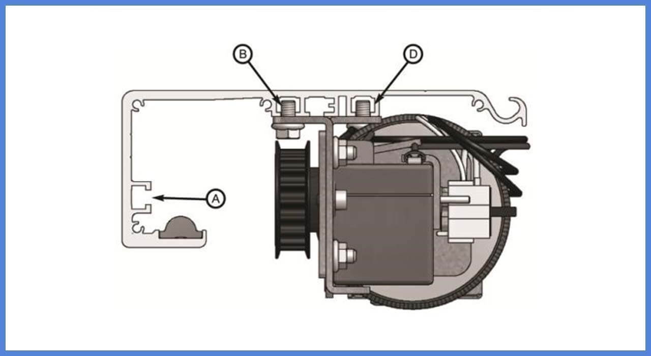 SLIDING SGD80 کیت درب‌های شیشه‌ای