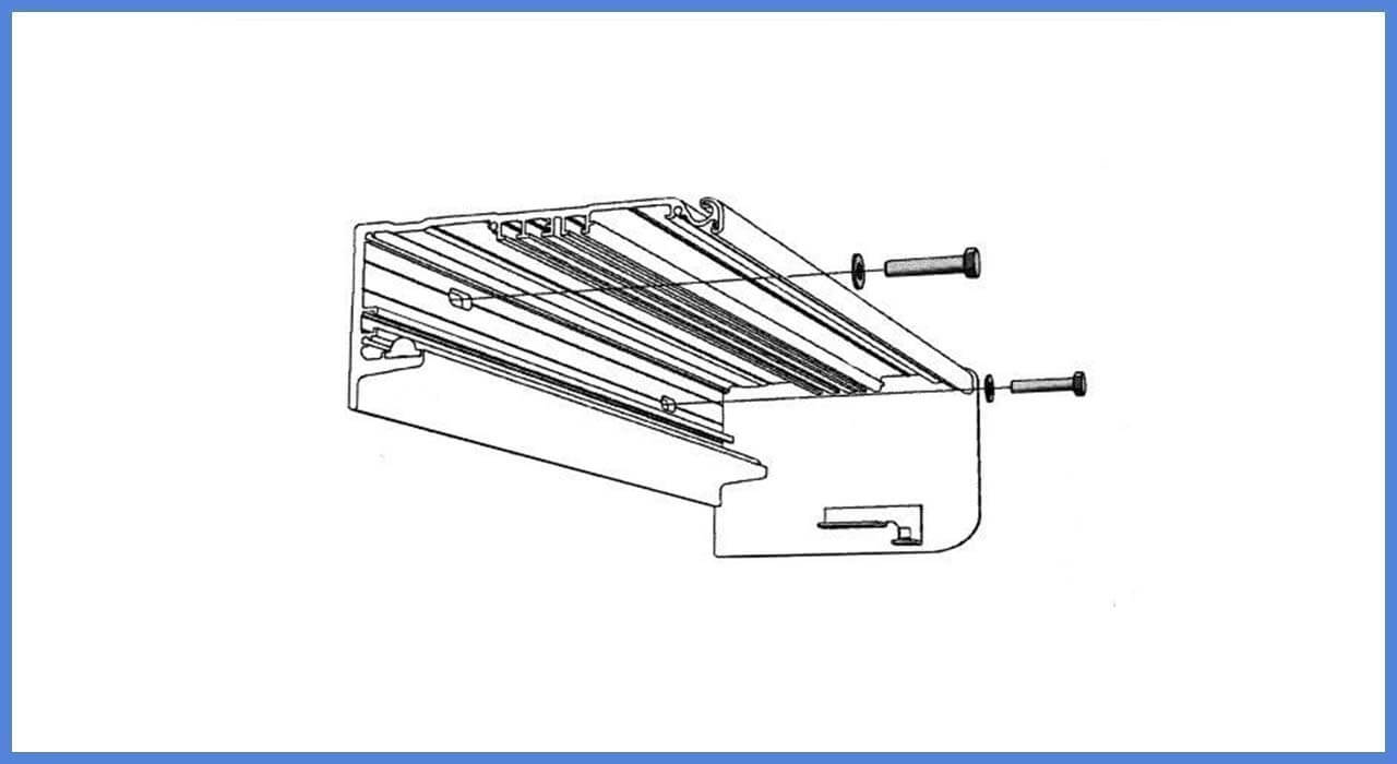 SLIDING SGD80 کیت درب‌های شیشه‌ای