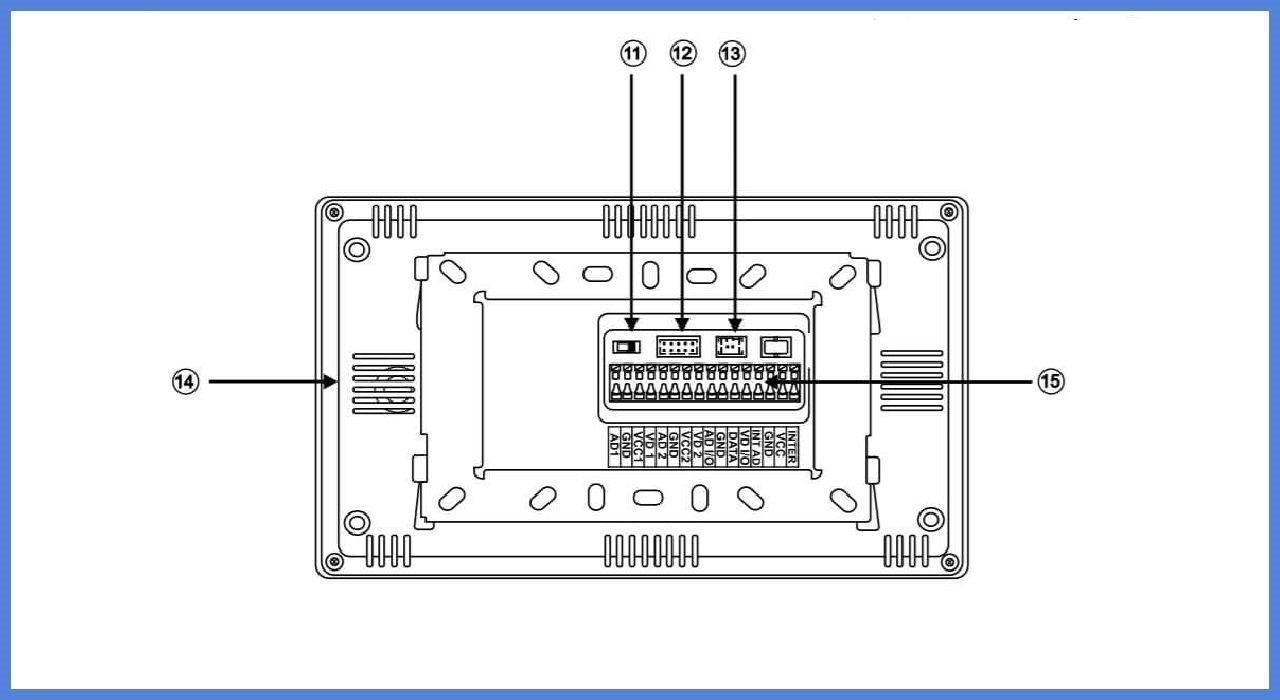 راهنمای نصب مانیتور آیفون تصویری سیماران مدل HF-75/M	