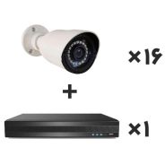 پک فروش ویژه 16 عدد دوربین AHD و 1 عدد DVR سیماران