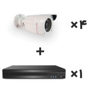 پک فروش ویژه 4 عدد دوربین AHD و 1 عدد DVR سیماران