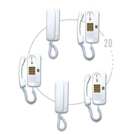  ارتباط داخلی 1 به 20 گوشی مرکزی DM سیماران 
